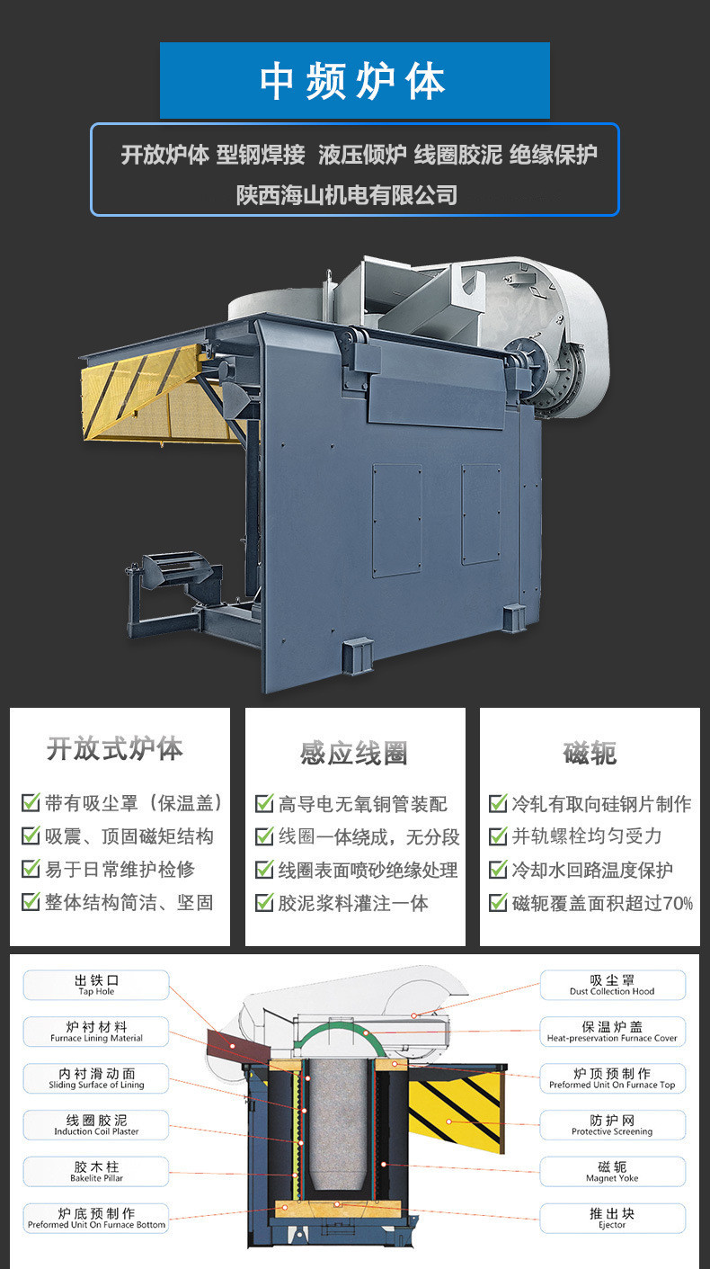 中频电炉旋风除尘罩