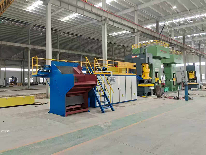 锻造中频感应加热自动生产线