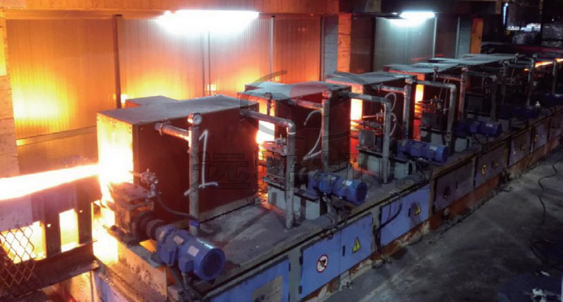 钢坯加热行业中频加热炉又上新台阶