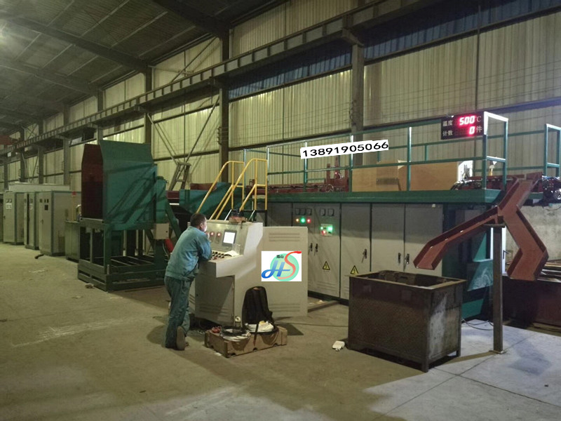 全自动石墨喷涂温锻感应加热设备