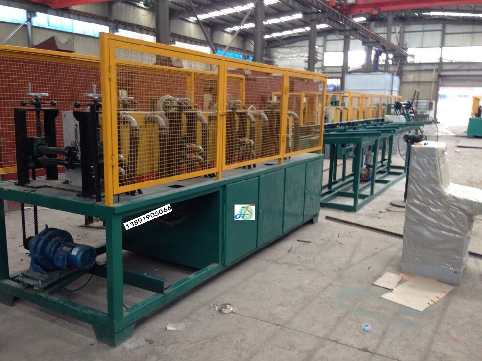 海山电炉的钻杆中频感应加热设备工艺流程