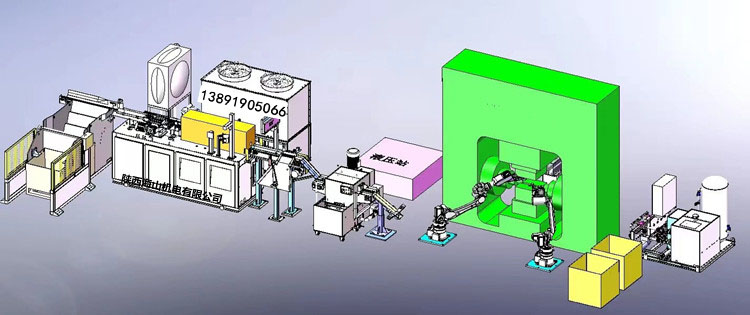Universal joint fork medium frequency heating furnace